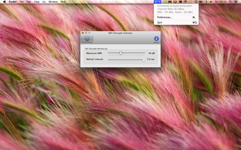 WiFi Strength Indicator WiFi Strength Indicator