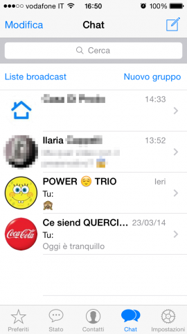 Trucchi Whatsapp iOS 7