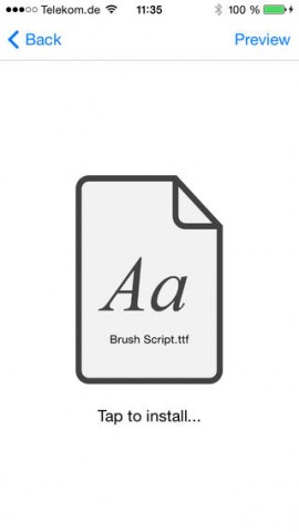 Installare font su iPhone e iPad