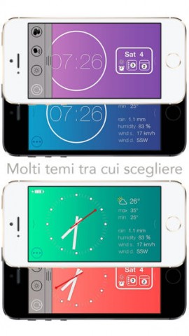 sveglia con assistente vocale su iPhone