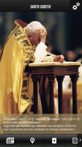 Santo Subito! app 