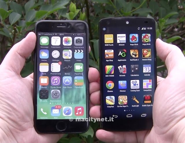 iPhone 6 vs Nexus 5