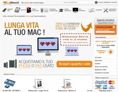 buydifferent corriere gratis home 800