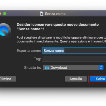 Come registrare lo schermo su Mac direttamente con QuickTime