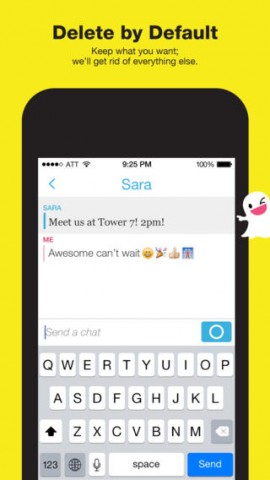chat e videochiamate su Snapchat