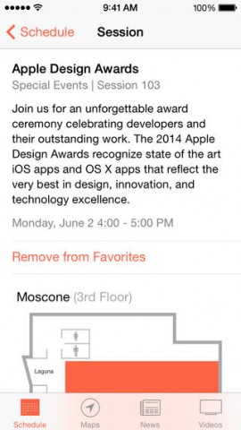 Applicazione WWDC 2014
