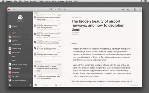 Reeder 2 per Mac
