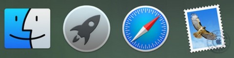 Dock di OS X 10.10 Yosemite 1