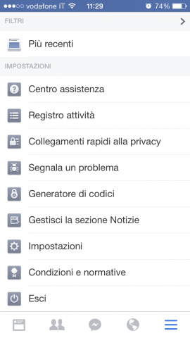 bloccare inviti su facebook