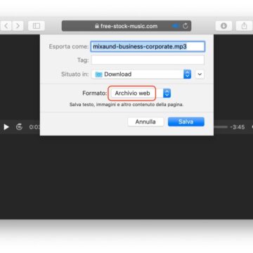 Come salvare MP3 da Safari su Mac senza alcun software aggiuntivo