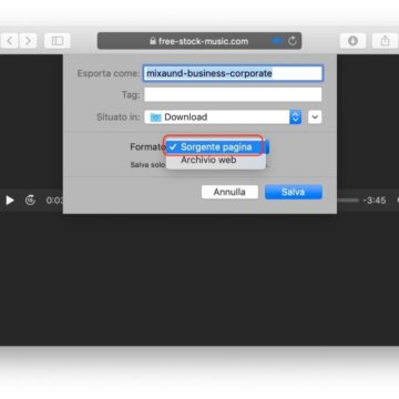 Come salvare MP3 da Safari su Mac senza alcun software aggiuntivo