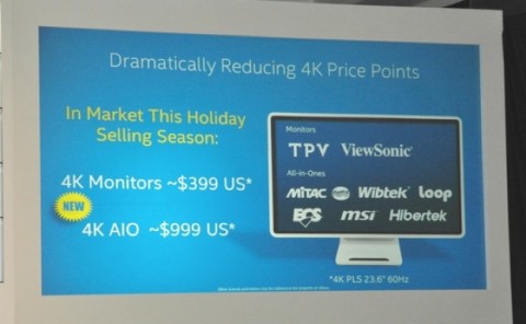 ultra hd intel e samsung slide
