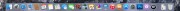 Il nuovo Dock segue lo stile della nuova interfaccia, ora con trasparenze nelle finestre e barre degli strumenti stilizzate. Con OS X Yosemite, Apple ha lavorato sull’aspetto del Dock e delle sue icone scegliendo un design pulito e uniforme. Le icone delle applicazioni hanno un look più armonico, pur rimanendo tutte immediatamente riconoscibili.