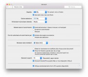 Dalle Preferenze Generali è possibile impostare la modalità Dark (o "scuro" in italiano).