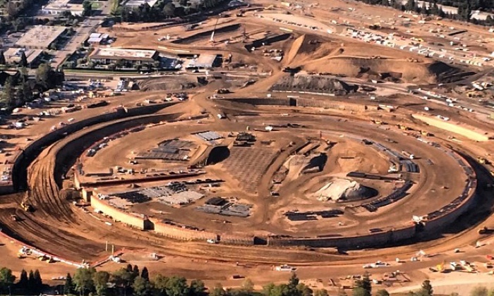 apple campus 2 aereo 20 luglio