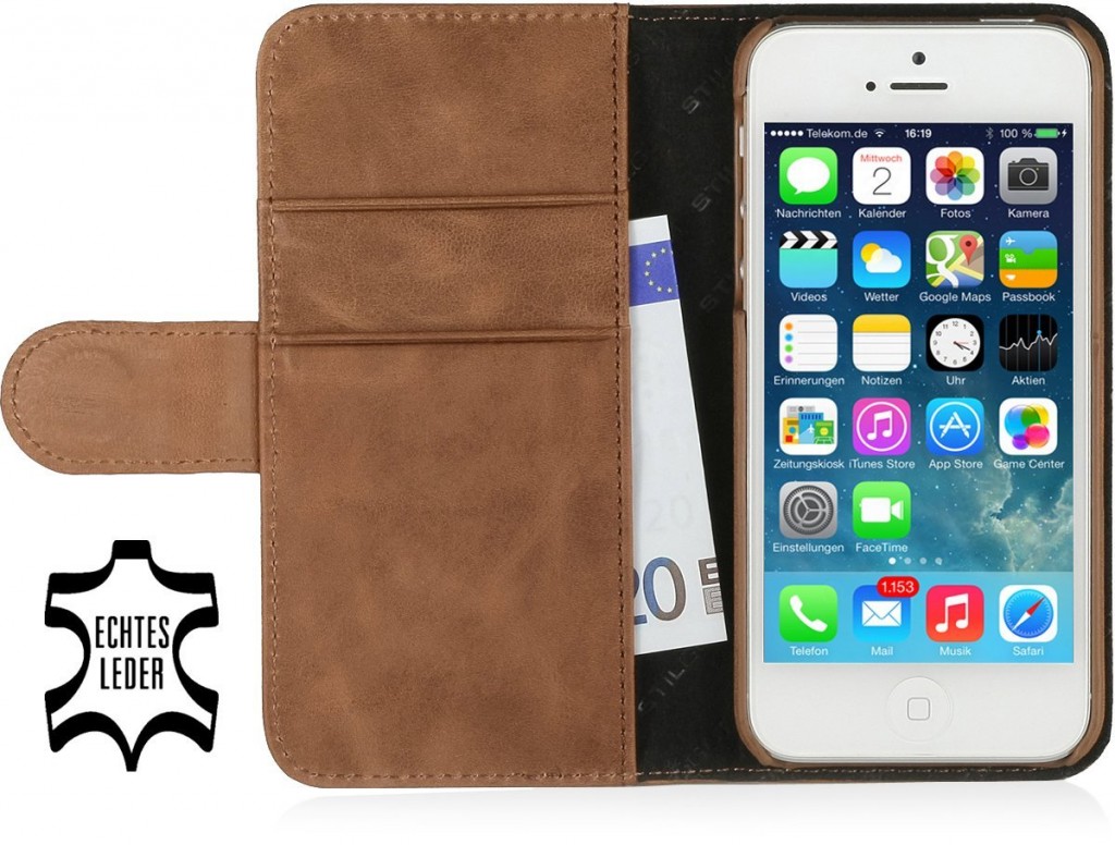 Custodia in vera pelle per iPhone