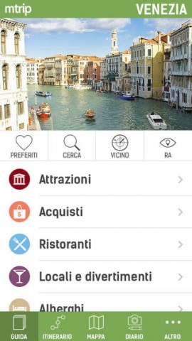 Venezia M Trip Mappe guida iphone