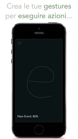 gesture personalizzate iphone