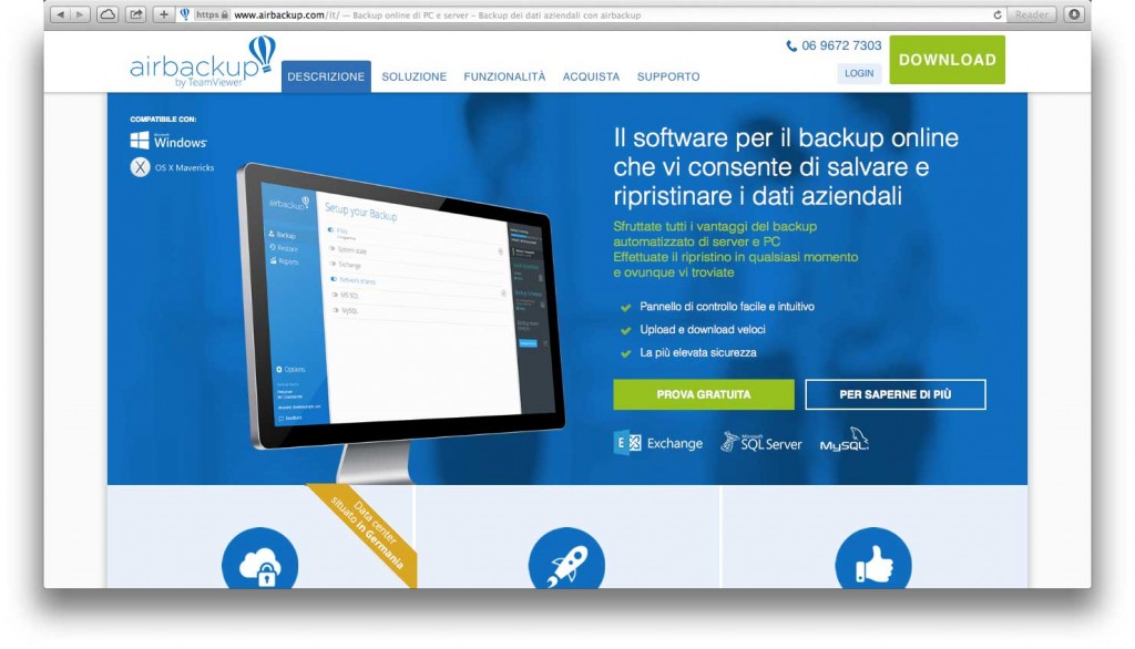 TeamViewer Airbackup