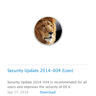 aggiornamenti sicurezza apple