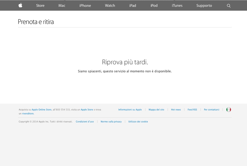 Tempi di spedizione iPhone 6 4