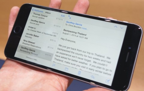 iphone 6 plus mail