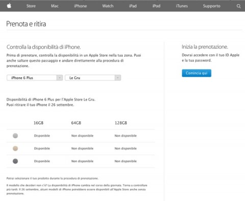 preordini iphone 6 le gru ore 15