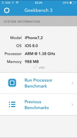 test iphone 6 geekbench 1