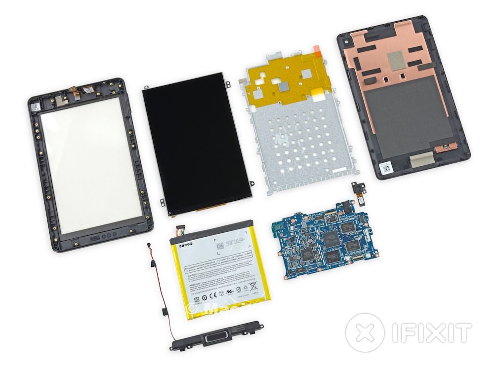 Kindle e Fire HD 6 smontati 3