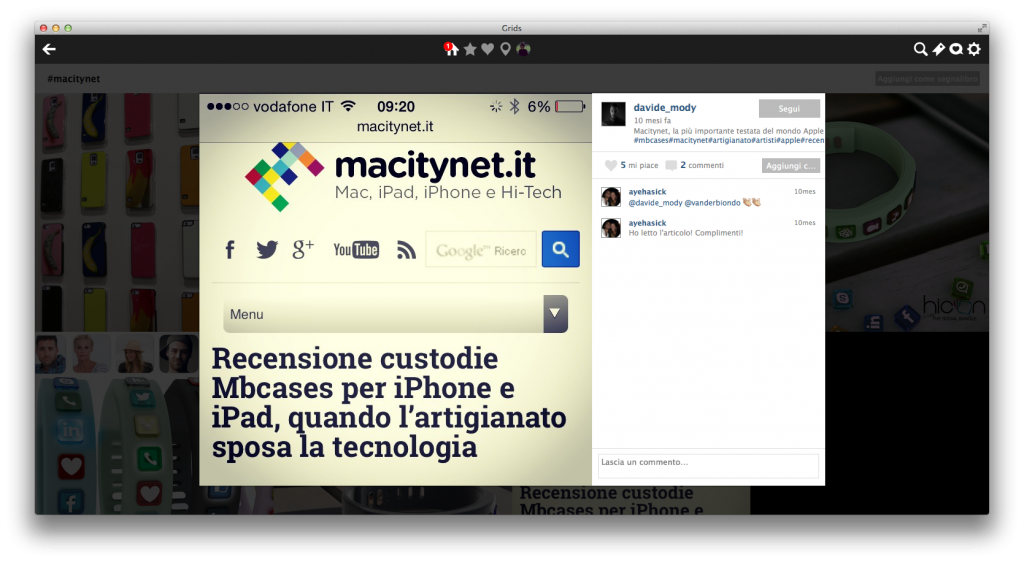 client Instagram Mac