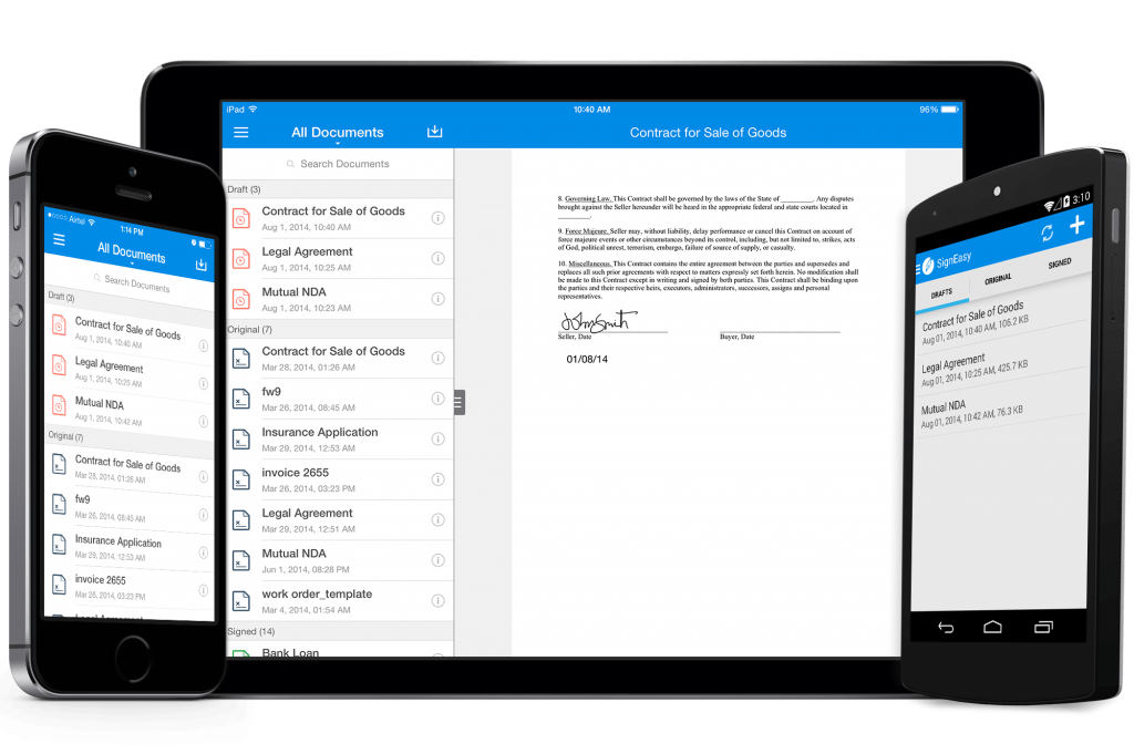 firmare documenti SignEasy