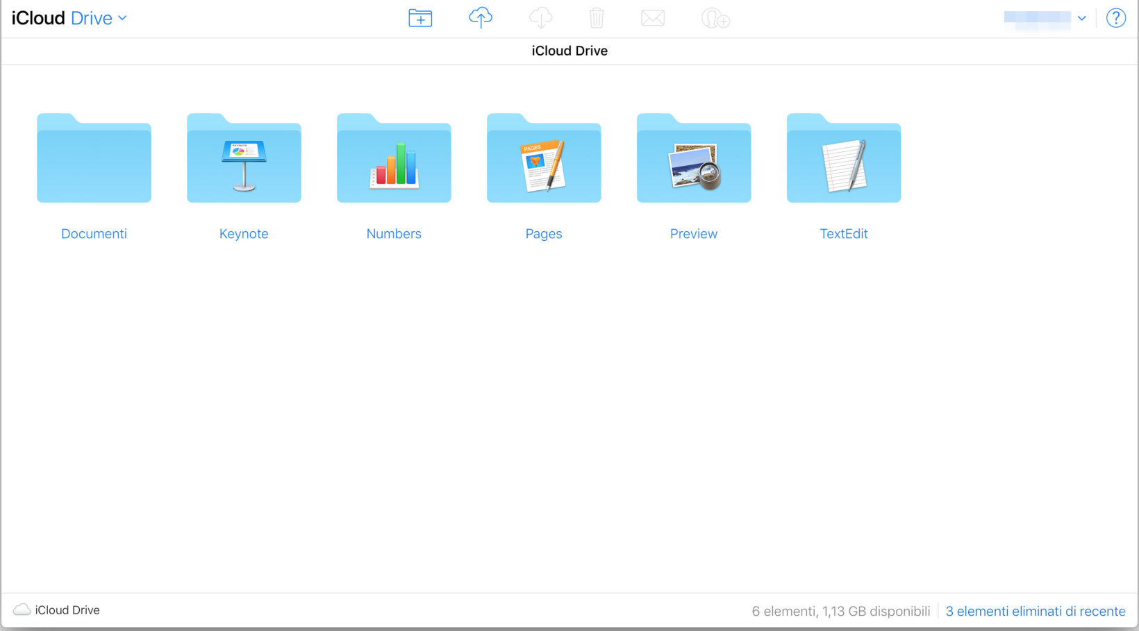 iCloud drive su iCloud.com