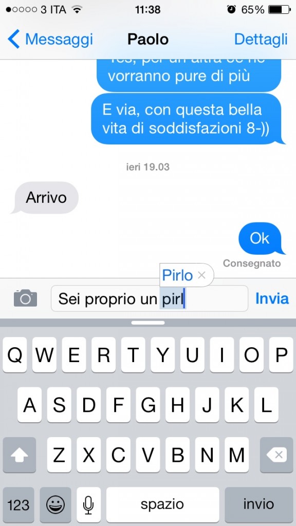 parolacce in ios