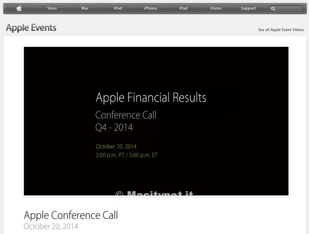 risultati Apple quarto trimestre 2014 3