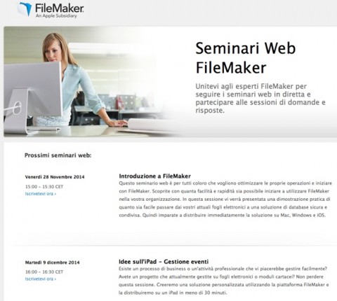 FileMaker seminari gratis 600