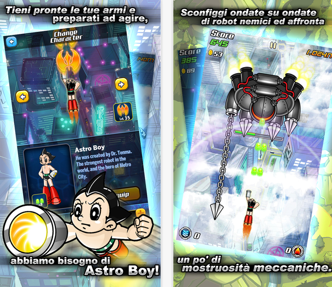 volo di astro boy