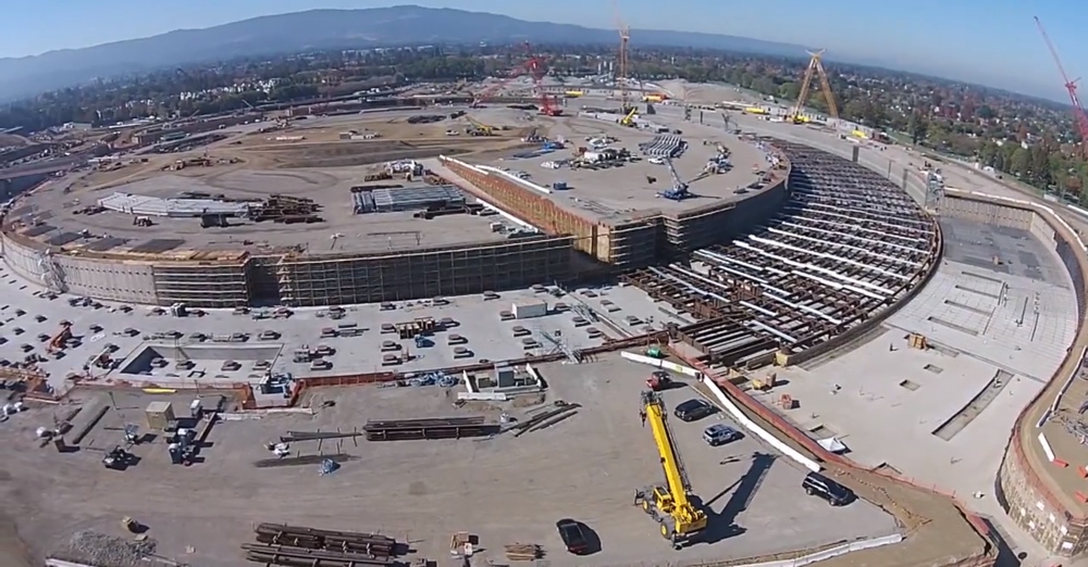 cantiere del campus Apple