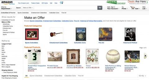 make an offer amazon 