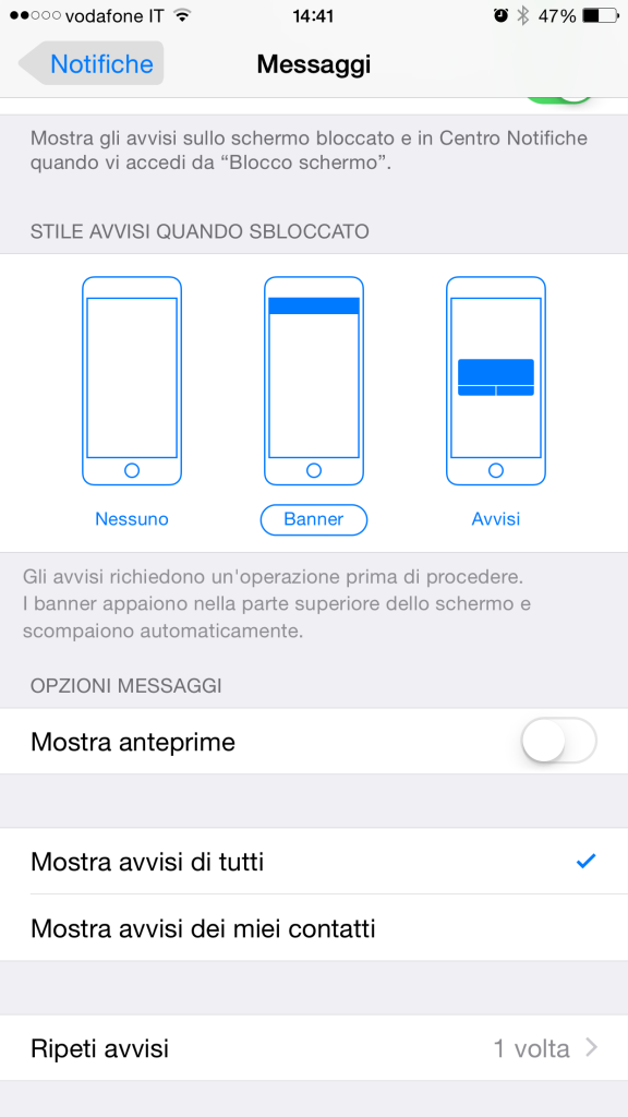 aumentare la privacy su iPhone-8