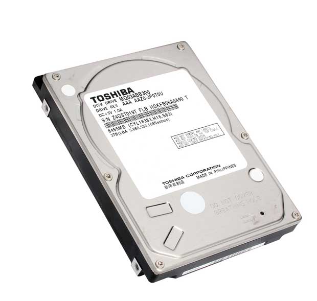 L'HDD da 3,5" da 3TB di Toshiba