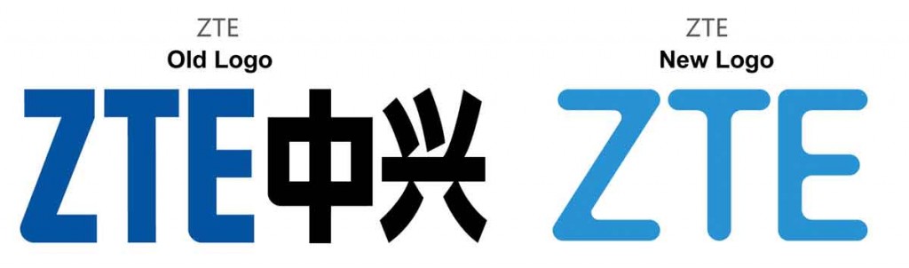 Vecchio e nuovo logo ZTE