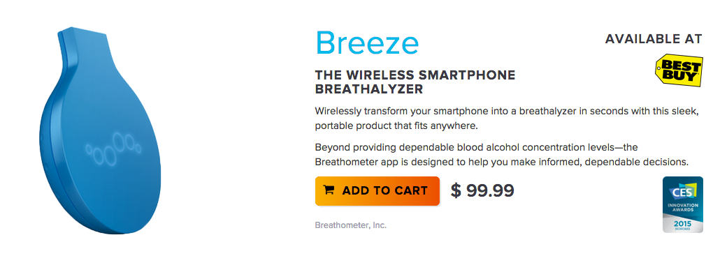Breathometer breeze-1