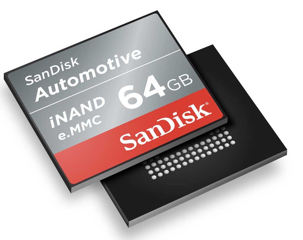 storage flash Sandisk automotive