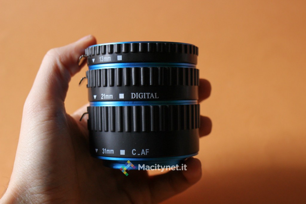 Recensione tubi di prolunga Andoer