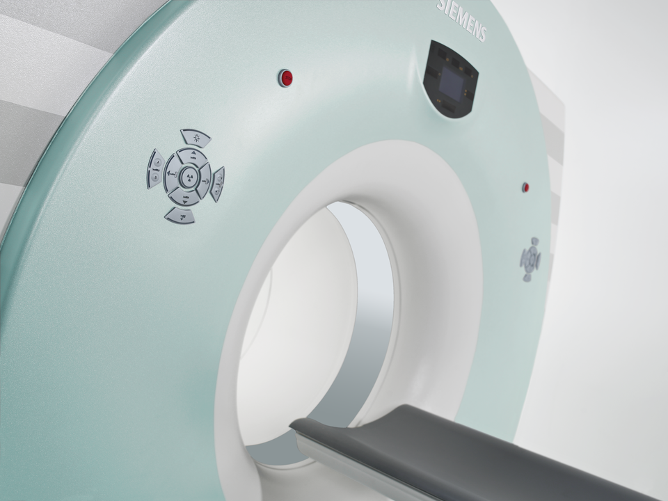 Lo scanner Siemens Biograph 40 Truepoint PET / CT per tomografie a emissione di positroni.