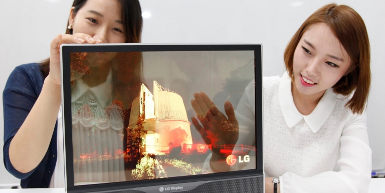 Uno schermo OLED da 18" sviluppato da LG Display nel 2014.