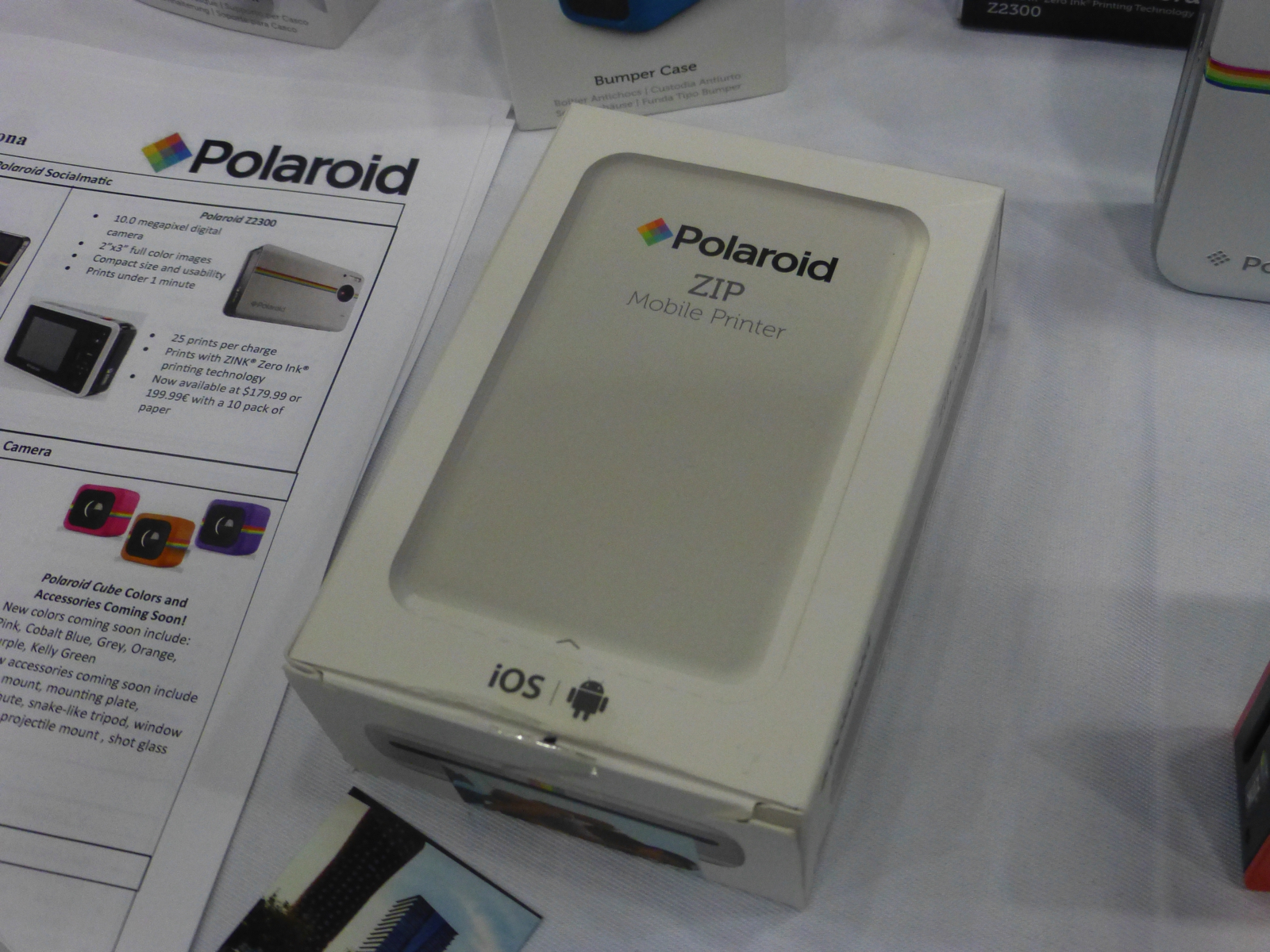 MWC15: Polaroid Zip, ecco la stampante portatile per smartphone e tablet 