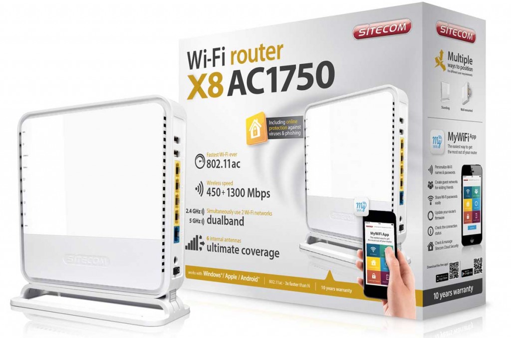 Sitecom Wi-Fi Router X8 AC1750