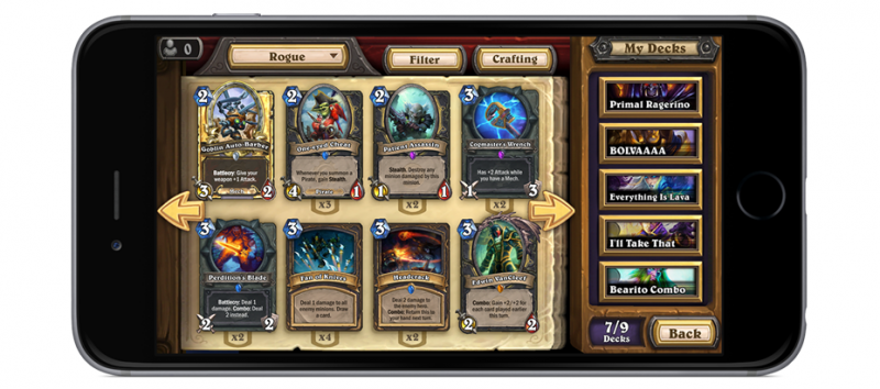 Hearthstone iphone blizzard