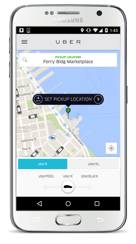 Uber samsung